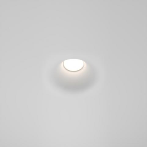 Точечный светильник Maytoni Technical Downlight Gyps Modern DL002-1-01-W-1