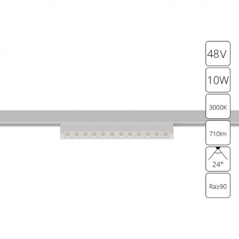 Магнитный трековый светильник Arte Lamp Optima 3000К A7288PL-1WH