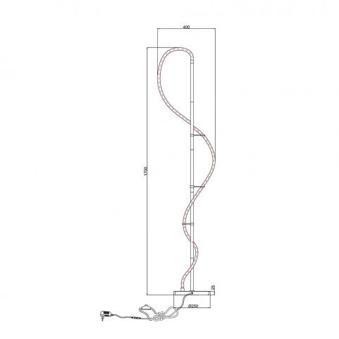 Торшер Arte Lamp Klimt A2850PN-35PB