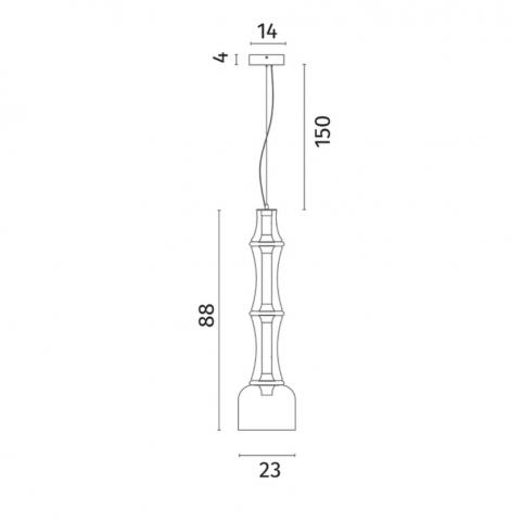 Светильник подвесной Divinare Volturn 1243/17 SP-30