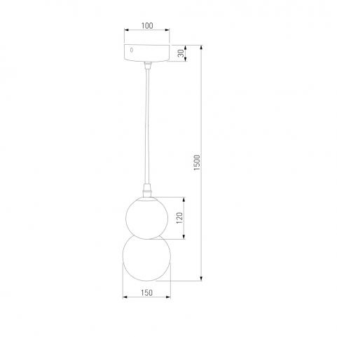 Подвесной светильник Eurosvet Polar 50251/1 LED белый