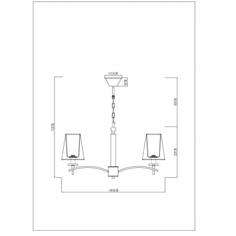 Светильник подвесной Arte Lamp Kensington A4098LM-5CC