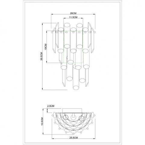 Бра Divinare Rosie 3511/17 AP-3