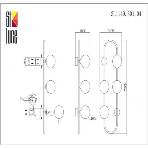 ST Luce Бра ST-Luce Vera SL1149.301.04