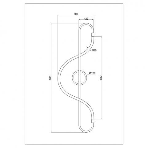 Бра Arte Lamp Klimt A2850AP-13PB