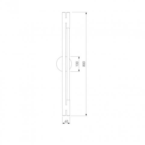 Бра Eurosvet Talus 50265 LED латунь