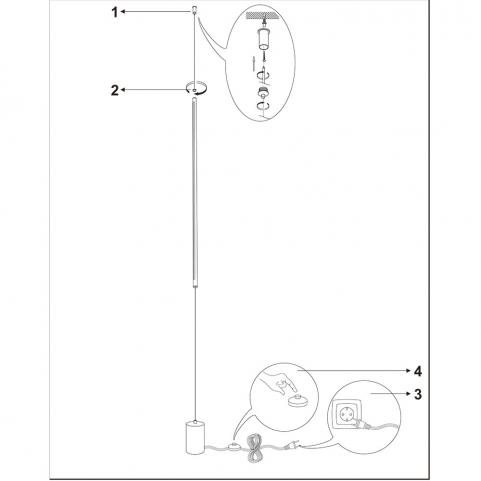 Торшер Arte Lamp Maclean A2918PN-1BK