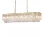 Подвесной светильник Newport Daisy 8370/140 C oval brass