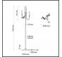 Торшер Odeon Light Lark 5431/12FL