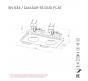 Точечный светильник Stellanova Quasar Duo Flat гипсовый SN 034