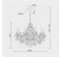 Люстра  Modelight MDL.7068   MDL.7068.10HC GD