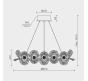 Люстра Modelight MDL.89092  3000-6000K MDL.89092.800HC GD